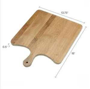 Planche à découper carrée avec poignée ergonomique, surface épaisse et lisse, idéale pour couper, servir et l'usage quotidien en cuisine - Product Image 5