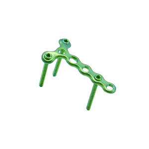 Plaque de blocage mini-T en titane anodisé bleu de 2,0 mm pour fractures métacarpales, certifiée CE ISO, pour implants chirurgicaux de la main - Product Image 6