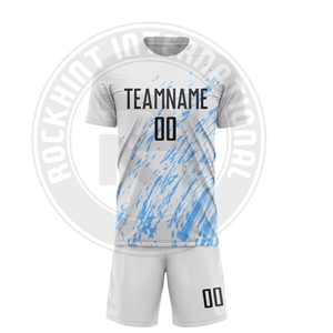 Uniforme de Fútbol Personalizable para Hombres, Mujeres y Jóvenes, Jersey y Pantalones Cortos Transpirables para Deportes de Equipo - Product Image 1