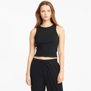 Activewear Women's Breathable <b>Crop</b> Tank <b>Tops</b> High Street Style Wholesale Ribbed Cropped Sleeveless - Product Image 5
