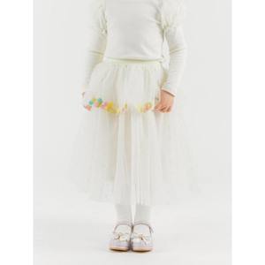 Pantalones de lunares coreanos OZKIZ para niñas, silueta en A de gasa con volantes, moda primavera/otoño al por mayor para 2-6 años - Product Image 1