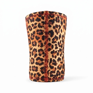 Manchon de compression en néoprène 7 mm pour genou, personnalisable par sublimation, motif léopard, pour haltérophilie et pompes, protège-genoux et coudes - Product Image 2