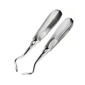 เครื่องมือถอนฟัน Dental Flohr Elevator คู่ซ้ายขวา รุ่น NMD Nexus Apexo ปลายแหลม ทำจากสแตนเลส สำหรับการถอนรากฟันแบบ Luxation และ PDL ด้วยการจับแบบ Grip Surgical - Product Image 1