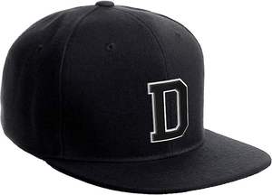 <b>White</b> Snapback <b>Cap</b> Unisex Cotton Adjustable <b>Flat</b> Brim Casual Hat Four Seasons Solid Color Adult Fit - Product Image 6