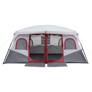 Tenda Familiare Gigante a 2 Stanze per 10 Persone con Tasche Portaoggetti per Accessori da Campeggio, Adatta per Uso sul Tetto dell'Auto - Product Image 1