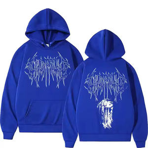 เสื้อฮู้ดผู้ชายทรงลำลอง ผ้าฝ้ายฟลีซ 100% สำหรับฤดูหนาว สีพื้นเรียบ สามารถสั่งทำสีและโลโก้ได้ คุณภาพสูง น้ำหนัก 350 กรัม - Product Image 4
