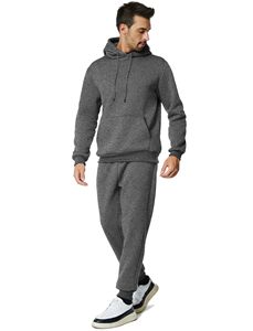 Conjunto Deportivo de Invierno Bordado Cómodo, 100% Algodón, Ropa Casual con Logotipo Frontal - Product Image 2