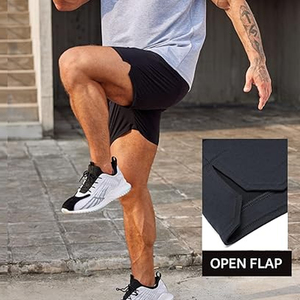 Wholesale Men Cotton Casual Shorts Elastic Waist <b>Drawstring</b> Plain Summer Shorts Custom Logo OEM Factory Price - Product Image 5