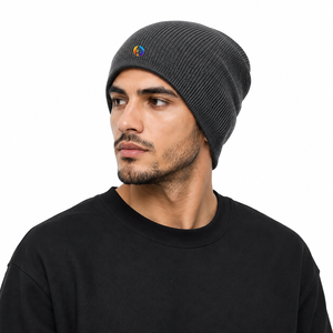 <b>mens</b> beanie <b>cap</b> with soft knit material ribbed texture stretch fit and warm coverage designed <b>for</b> everyday <b>winter</b> outdoor - Product Image 1
