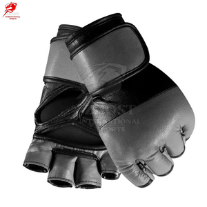 Guantes de Entrenamiento de Boxeo MMA de Medio Dedo, Ligeros, de Cuero, para Artes Marciales, Unisex, ZHOST INTERNATIONAL SPORTS - Product Image 4