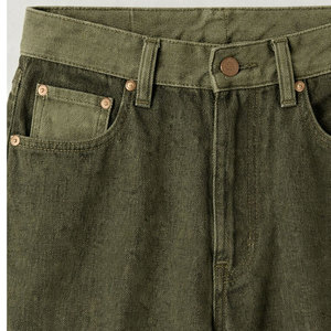 Plus Size Women's Straight-Leg Full-Length <b>Jeans</b> High <b>Waist</b> <b>Elastic</b> Fabric Enzyme Wash Four Seasons Wearable Denim Pants - Product Image 3