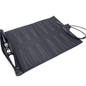 Jeu de Backgammon de Voyage Enroulable Personnalisé avec LOGO, Durable, pour Adultes, en Cuir PU Classique, Idéal comme Cadeau - Product Image 1
