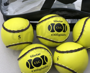 Ballon de Hurling Personnalisé OEM Sliotar en Cuir PU avec Noyau en Liège, Ballon Gaélique pour l'Entraînement et les Matchs Professionnels Sliotars GAA - Product Image 3