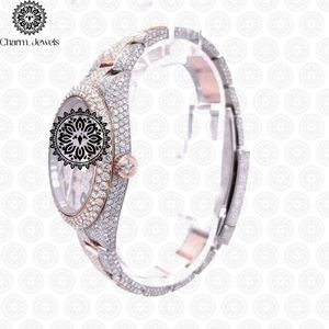 นาฬิกาข้อมือผู้ชาย Charm_Jewels หรูหรา ตัวเรือนสแตนเลส หน้าปัด 40 มม. ระบบกลไก แสดงผลแบบอนาล็อก กระจกแซฟไฟร์เรืองแสง กันน้ำ 10 บาร์ - Product Image 4