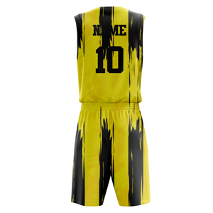 Conjunto de Uniforme de Baloncesto Personalizado, Camiseta y Pantalones Cortos con Estampado por Transferencia de Calor, Kit Deportivo sin Mangas - Product Image 4