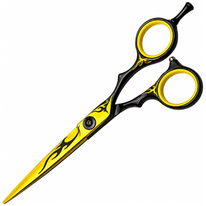 Ciseaux de coiffure professionnels de 5 pouces, logo personnalisé, acier inoxydable, lame tranchante, légers, sûrs, ciseaux à barbe - Product Image 2