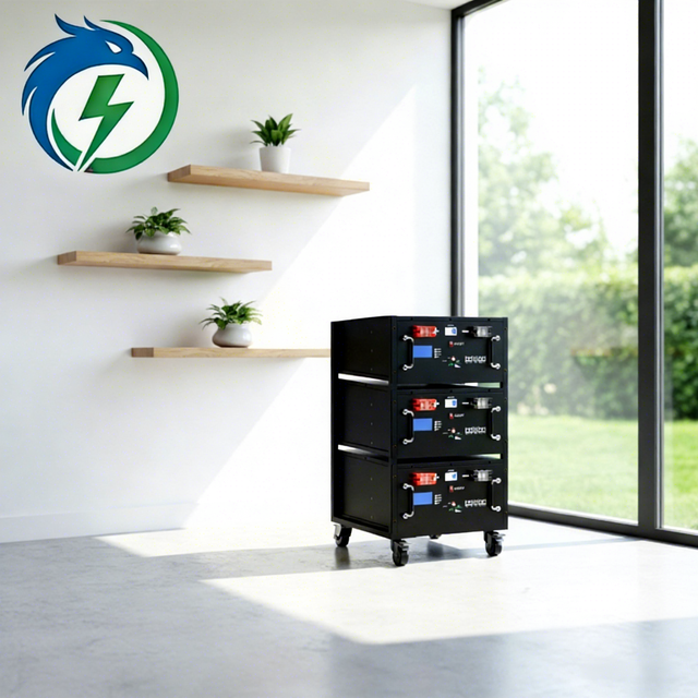 19 Inch Rack LiFePO4 Battery 25.6V 100Ah 2.56kWh Solar Storage Battery for RV, Home, Off-Grid Solar Power System for Home