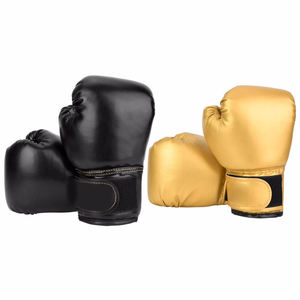 1 คู่ถุงมือชกมวยเด็กถุงมือฝึกซ้อมสำหรับเด็กมวยไทยสปาร์ริงพันช์ชิ่งคิกบ็อกซิ่งระบายอากาศได้ PU แบบผูกเชือกกันน้ำ - Product Image 4