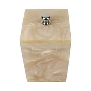 Modern Marble Look Resin <b>Bathroom</b> <b>Set</b> Soap <b>Dispenser</b> Toothbrush Holder With Tray Rectangle Shape Easy To Clean - Product Image 4