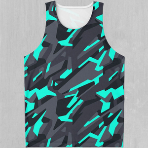 Mens Sports Quick Dry Gym Tank <b>Top</b> Custom All Over Full Sublimation Printing 100% Polyester <b>Mesh</b> Tank <b>Tops</b> - Product Image 4
