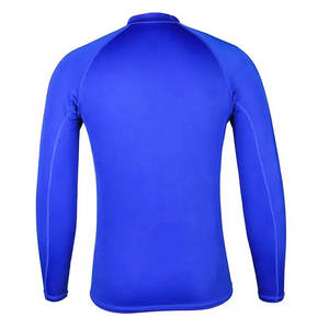 T-shirt de sport à manches longues à col montant pour homme, compression, séchage rapide, entraînement fitness, nouvelle arrivée, yoga pour homme - Product Image 3