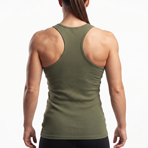 Camiseta deportiva sin mangas para mujer, chaleco deportivo con cuello redondo, chaleco atlético transpirable, camiseta sin mangas para gimnasio, camiseta sin mangas para correr para mujer - Product Image 2