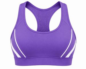 Soutien-gorge de sport dos nageur pour femme, col rond, sans coutures, respirant, léger, maintien élevé, écologique, pour fitness et activités sportives, noir - Product Image 5