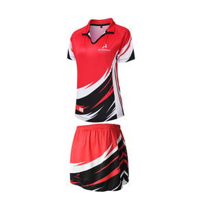 เสื้อเน็ตบอลคอวี แขนกุด ทรงปกติ ผ้าโพลีเอสเตอร์ 100% ระบายอากาศ แห้งเร็ว พิมพ์โลโก้ตามสั่ง สีสันสดใสด้วยเทคนิคซับลิเมชั่น - Product Image 5