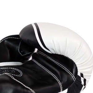 Wholesale Customizable PU Leather Boxing <b>Gloves</b> <b>Moisture</b> Wicking Lace-Up Closure MMA Training Punching Bag Use FORESIGHT - Product Image 5