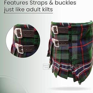 Kilt écossais authentique pour enfants, style tartan Stewart, tenue de kilt des Highlands pour enfants, personnalisable - Product Image 3