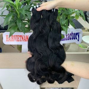 Extensions de cheveux vietnamiennes professionnelles de haute qualité Machine à tisser les cheveux vierges Double trame vague de corps cheveux humains bruts tendance chaude - Product Image 6