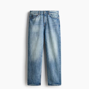 Houston Relaxed Loose <b>Jeans</b> Trendy Denim Pants for Men and <b>Women</b> Casual Urban Streetwear Wide Fit Trousers - Product Image 2