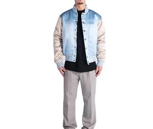 Chaqueta Varsity de Satén de Poliéster para Invierno, Chaqueta de Béisbol Personalizada con Nombre, Chaqueta Deportiva de Béisbol al por Mayor para Hombre - Product Image 5