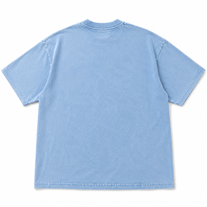 Camiseta de algodón grueso con estampado DTG de ilustración vintage, estilo streetwear oversize, gráfico personalizado, premium, ecológica, informal. - Product Image 3