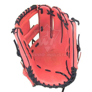Gants de baseball en cuir haute adhérence pour l'entraînement au softball, pour jeunes et adultes, pour le jeu en intérieur et en extérieur, légers et durables, équipement sportif - Product Image 4