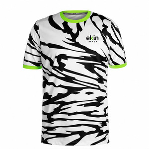 Camiseta de fútbol con estampado por sublimación personalizada, camiseta de entrenamiento deportivo de manga corta para hombre - Product Image 1