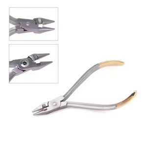 คีมสแตนเลสสำหรับช่างทันตกรรมสำหรับการจัดฟันการตัดปลายลวดโค้งงอที่ดีกำจัดการดูแลช่องปากพร้อมฉลากส่วนตัว - Product Image 5