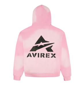 เสื้อฮู้ดซิปเต็มตัวผู้ชาย ผ้าฝ้ายฟลีซ 100% โลโก้แบบดิสเทรส สตรีทแวร์ ปักลายตามสั่ง - Product Image 2