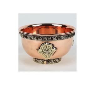 Cuenco decorativo dorado de 7.4 pulgadas para decoración del hogar, frutero moderno para encimera de cocina, organizador de llaves y centro de mesa para entrada. - Product Image 5