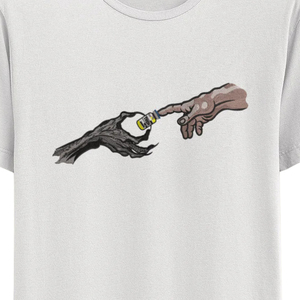 T-shirt personnalisé brodé, motif mains artistiques, coupe oversize unisexe, streetwear, coton de haute qualité, mode décontractée, usine OEM ODM - Product Image 5
