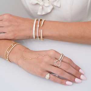Anillo de sello con cúpula de diamante cultivado en laboratorio personalizado, de oro macizo de 10K, 14K, 18K, minimalista, moderno, grueso, con pavé, anillo llamativo para el dedo anular, fabricación - Product Image 6