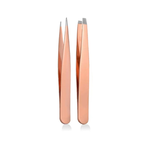 Pinzas para Cejas, Pestañas, Vello Facial y de Barba, Colores Personalizados, Juego de 4 Piezas, Herramientas de Maquillaje para Salón de Belleza y Cuidado Facial - Product Image 1