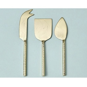 Latest Design Forged <b>Cheese</b> <b>Knives</b> <b>Set</b> of 3 Piece Food Contact Safe Steel <b>Cheese</b> Tools Tableware Cutlery Spatulas Spike Cutlery - Product Image 4