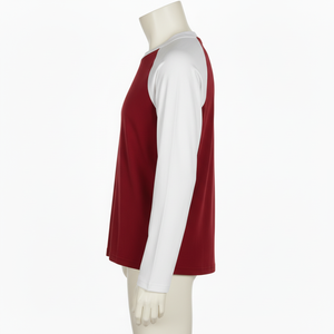 Camisetas de manga larga raglán de color sólido y alta calidad, top corto para mujer, camiseta personalizada estilo béisbol para damas. - Product Image 4