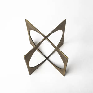 Escultura Metálica Decorativa en Oferta, Estatua Artística para Sala de Estar, Oficina, Decoración del Hogar, Diseño Geométrico, Decoración de Interiores de Lujo, Regalo - Product Image 5