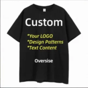 เสื้อยืดโอเวอร์ไซส์ผู้ชาย ผ้าฝ้าย 100% ราคาถูกที่สุด สไตล์ลำลอง คอกลม ความยาวปกติ เสื้อยืดลำลองแบบสวม - Product Image 6