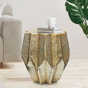 Elegante Mesa Auxiliar de Metal con Diseño Minimalista que Complementa los Arreglos de Muebles Modernos - Product Image 4