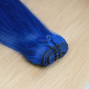 Extensiones de cabello Remy liso y sedoso del proveedor vietnamita, máquina cruda, trama, estilo ondulado Natural, cabello humano de alta calidad - Product Image 6