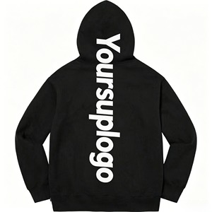Sudadera Clásica con Capucha 1.1, Estilo Urbano, Bordada, de Forro Polar, Holgada, Antiarrugas y Transpirable para Hombre - Product Image 3