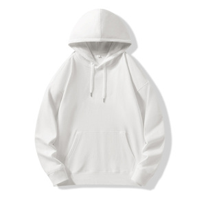 Sweat-shirts à capuche surdimensionnés pour hommes, en molleton 100% coton, épais et lourd, 500 GSM, de haute qualité, avec logo personnalisé, style streetwear - Product Image 2